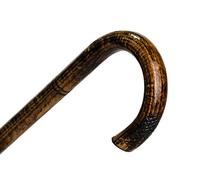Superbe Canne / Canne / escroc en Bois tanné Bend fabriqué à la Main!