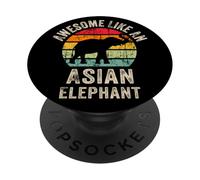 Superbe comme Un éléphant Asiatique, Amateur d'éléphant Asiatique drôle PopSockets PopGrip Adhésif