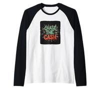 Superbe costume Chase the Cash pour homme et femme Manche Raglan