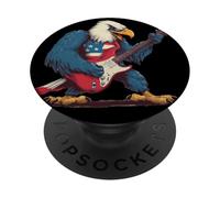 Superbe Costume d'aigle à Bascule pour guitaristes et Fans de Musique PopSockets PopGrip Adhésif