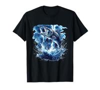 Superbe costume de basse tempête à grande bouche pour garçons et filles T-Shirt