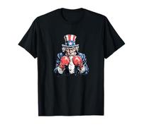 Superbe Costume de Boxe Oncle aux Couleurs américaines avec Sam T-Shirt