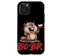 Superbe Costume de Castor aux Couleurs polonaises Coque pour iPhone 11 Pro