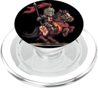 Superbe Costume de Chevalier pour Les Amateurs de Chevaux et de Chevaliers PopSockets PopGrip pour MagSafe