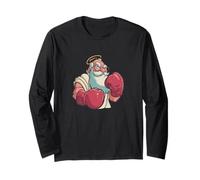 Superbe Costume de Dieu Sportif avec Gants de Boxe Manche Longue