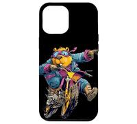 Superbe Costume de Dirtbike Capybara Coque pour iPhone 12 Pro Max