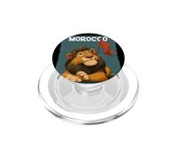 Superbe Costume de Lion du Maroc avec Drapeau PopSockets PopGrip pour MagSafe