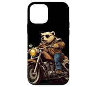 Superbe costume de moto ours avec lunettes de soleil Coque pour iPhone 12 mini