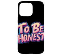 Superbe Costume d'emblème pour être honnête Amoureux Coque pour iPhone 15 Pro Max