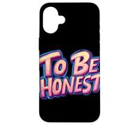 Superbe Costume d'emblème pour être honnête Amoureux Coque pour iPhone 16 Plus