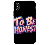 Superbe Costume d'emblème pour être honnête Amoureux Coque pour iPhone X/XS