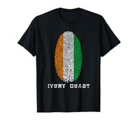 Superbe Costume d'empreintes digitales Côte D'Ivoire T-Shirt