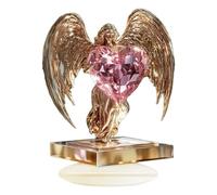 Superbe décoration Angel Win Gs C Ros S. Win Gs finement détaillé s'enroule gracieusement autour du C Ros S. Style bohème élégant. Matériau acrylique de qualité supérieure. (Gold, One Size)