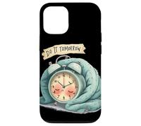 Superbe déguisement de réveil avec Discours Do It Tomorrow Coque pour iPhone 12/12 Pro