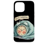 Superbe déguisement de réveil avec Discours Do It Tomorrow Coque pour iPhone 13 Pro Max