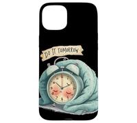Superbe déguisement de réveil avec Discours Do It Tomorrow Coque pour iPhone 15 Plus