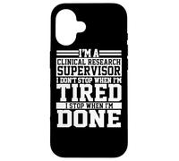 Superbe Design Amusant de vêtements de superviseur de Recherche Clinique Coque pour iPhone 16