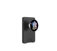 Superbe Design de la Tour Eiffel Paris France Drapeau France Carte PopSockets PopWallet pour MagSafe