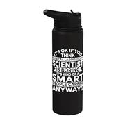 Superbe design drôle de vêtements de scientifique de laboratoire clinique Stainless Steel Insulated Water Bottle