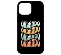 Superbe Design rétro Orlando Florida années 60 et 70 Coque pour iPhone 16 Pro Max