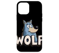 Superbe Dessin animé Loup Graphique Coque pour iPhone 12 Mini