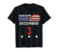 Superbe Drapeau américain Vintage du 3 décembre T-Shirt