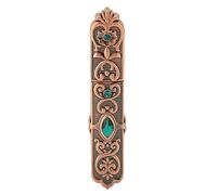 Superbe étui à aiguilles vintage avec et motif sculpté - Boîte de rangement tendance pour aiguilles à coudre - Améliorez votre collection de couture avec style (or rose)