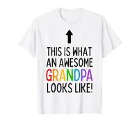 Superbe Grand-père Ressemble à Un Père Noël Secret T-Shirt