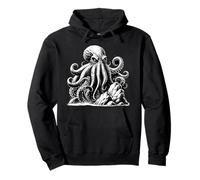 Superbe Graphique Pieuvre Complexe Sweat à Capuche