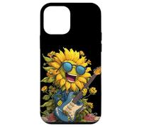 Superbe Guitare Tournesol pour Les Amateurs de Musique Rock et de Guitares Coque pour iPhone 12 Mini