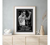 Superbe impression autographiée Freddie Mercury (format A3, 42 cm x 29,7 cm)