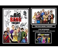 Superbe impression dédicacée Big Bang Theory - Format A4 - 29,7 cm x 21 cm