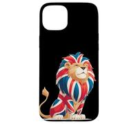 Superbe Lion du Royaume-Uni avec de Belles Couleurs Coque pour iPhone 15 Plus