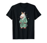 Superbe Look Licorne pour Les Amateurs de Peignoir du Matin T-Shirt