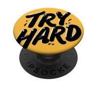 Superbe Look Try Hard Statement PopSockets PopGrip Adhésif