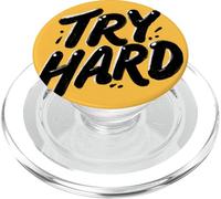 Superbe Look Try Hard Statement PopSockets PopGrip pour MagSafe
