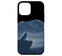 Superbe Loup aux Couleurs américaines pour Loups et étoiles Coque pour iPhone 12 Mini