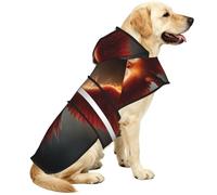 Superbe manteau imperméable Phoenix pour chiens de petite, moyenne et grande taille avec bandes réfléchissantes et sangle ventrale réglable