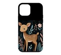 Superbe Motif cerf Faon pour Les Animaux et Les Amoureux de la forêt Coque pour iPhone 12 Mini