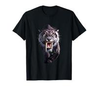 Superbe Motif Tigre Barbare. T-Shirt
