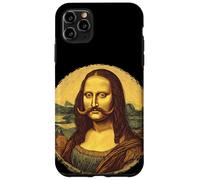 Superbe Moustache Barbe Art avec Look Mona Lisa Coque pour iPhone 11 Pro Max