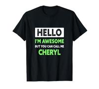 Superbe nom de Cheryl drôle avec Inscription « Cheryl » T-Shirt Graphique avec Valeur
