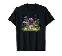 Superbe nouveau discours de croissance avec costume de floraison printanière T-Shirt