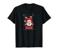 Superbe Père Noël avec cheminée pour garçons et Filles T-Shirt