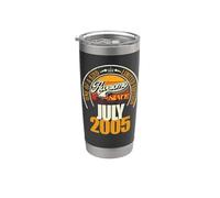 Superbe phrase depuis juillet 2005 21e anniversaire 21 ans Gobelet isotherme en acier inoxydable double paroi