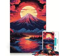 Superbe Puzzle de 1000 pièces représentant Une Montagne idéal pour Les Adultes pour stimuler la mémoire et Partager Un Moment de Joie en Famille Motif à Assembler