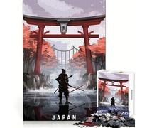Superbe Puzzle de 1000 pièces représentant Une Porte Torii Japonaise idéal pour Les Adolescents Stimule la mémoire favorise la détente et Offre des Bords Nets Un Cadeau Parfait pour Les fêtes 38x52cm
