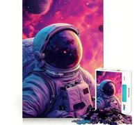 Superbe Puzzle de 1000 pièces sur Le thème de la Galaxie des astronautes, idéal pour Les Adolescents Un défi cérébral Stimulant et Relaxant, Une œuvre d'art aux découpes précises 50x75cm