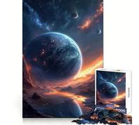 Superbe Puzzle de 1000 pièces sur Le thème de l'espace pour Adolescents stimulez Votre mémoire, détendez-Vous et créez Une œuvre d'art aux découpes nettes 38x52cm