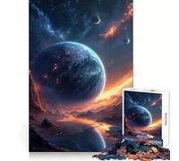 Superbe Puzzle de 1000 pièces sur Le thème de l'espace pour Adolescents Un Jeu Intelligent pour Partager Un Moment Convivial, Une œuvre d'art à Assembler 50x75cm